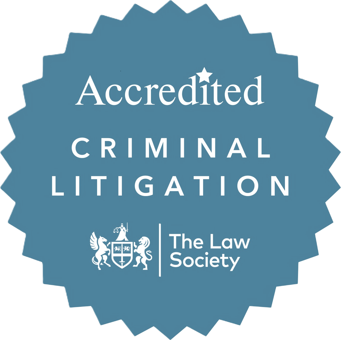 Law Society Accredited Criminal Badge